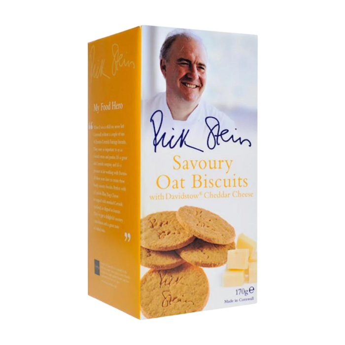 Rick Stein Savoury Oat Biscuits with Davidstow Cheddar Cheese 170g x 10