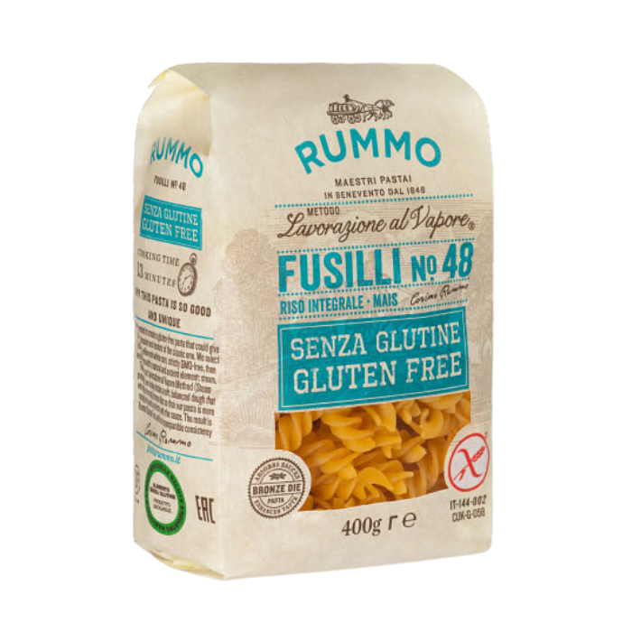 Rummo Gluten Free Fusilli Pasta 400g x 12