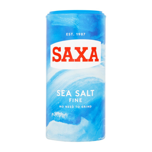 Saxa Fine Sea Salt 350g x 6