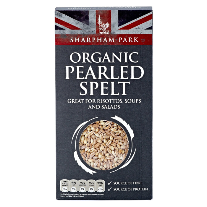 Sharpham Park Organic Pearled Spelt 500g x 12