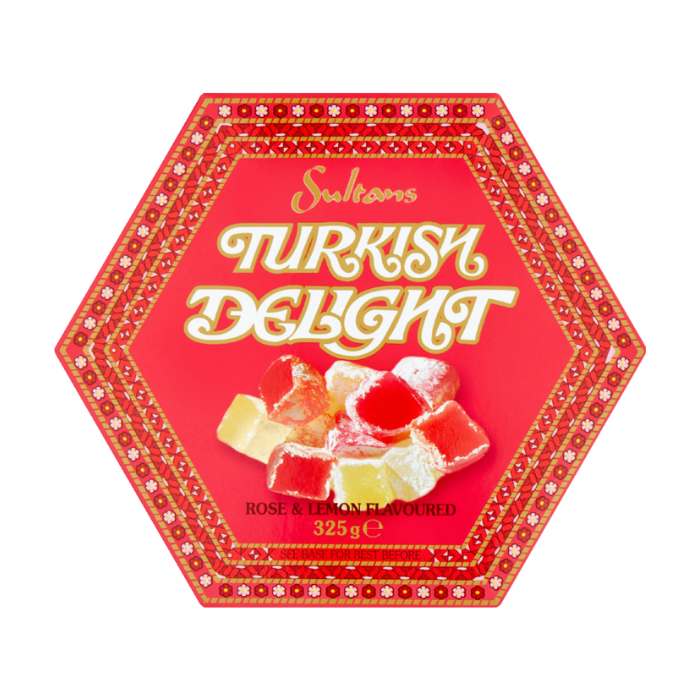 Sultans Rose & Lemon Turkish Delight Box 325g x 6