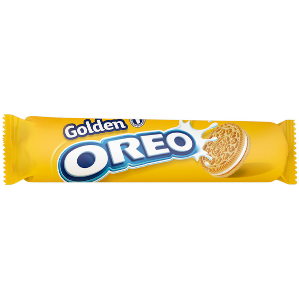 Oreo Golden Vanilla Cream Sandwich Biscuits 154g x 16