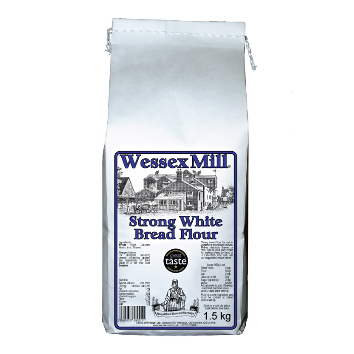 Wessex Mill Strong White Bread Flour 1.5kg x 5