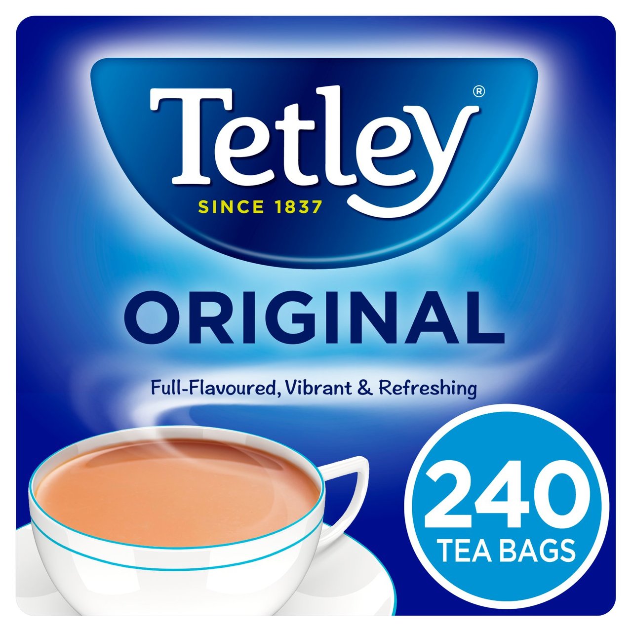 Tetley Original 240 Tea Bags x 6