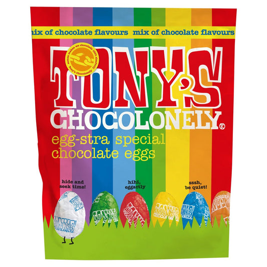 Tony's Chocolonely Easter Eggs Mix Pouch 255g x 8