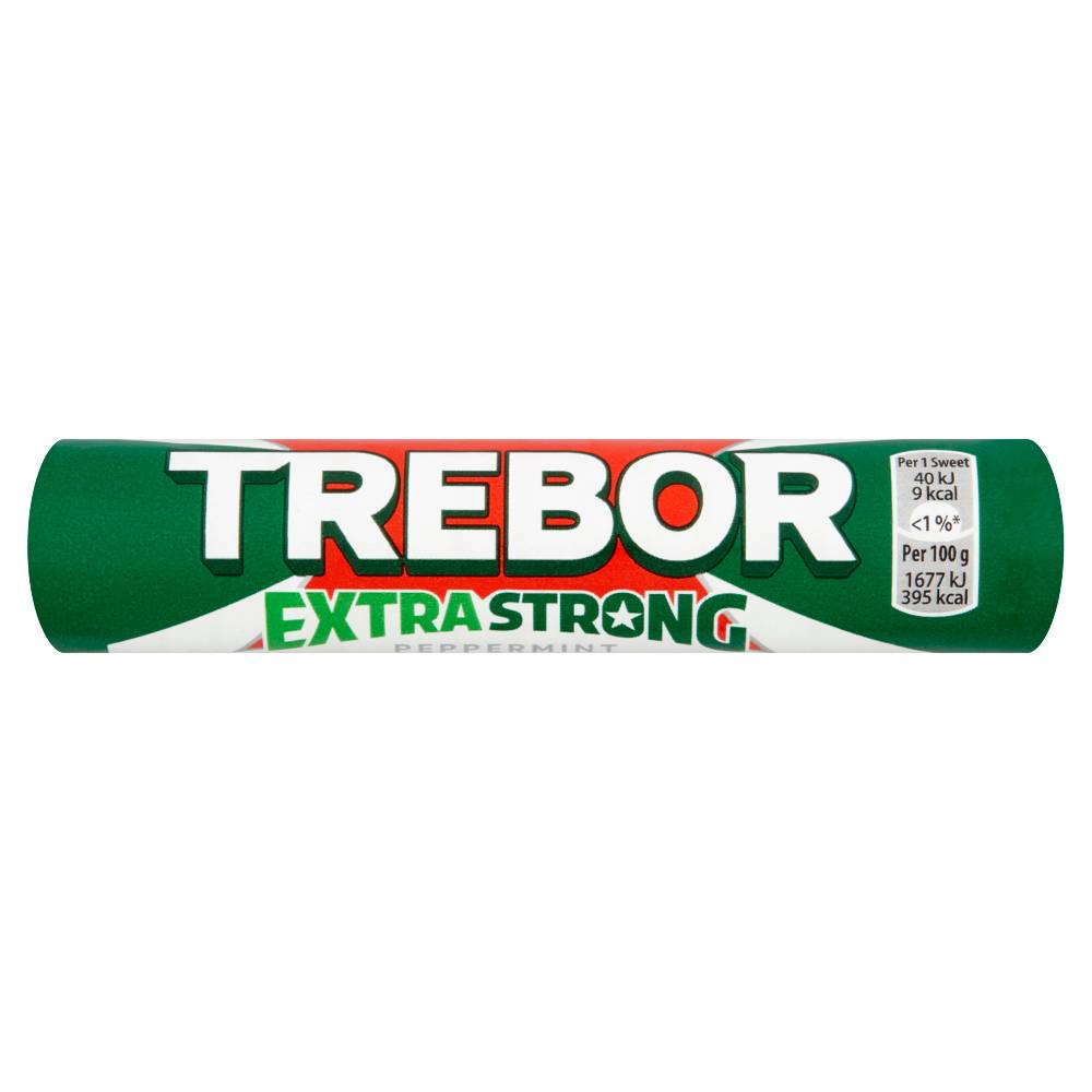 Trebor Extra Strong Peppermint Mints 41.3g x 40