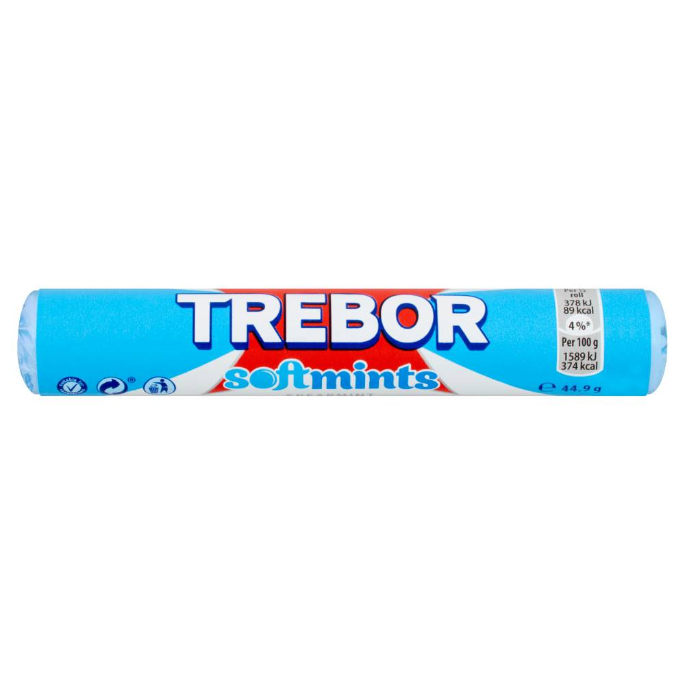 Trebor Softmints Spearmint Mints 44.9g x 40