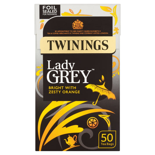 Twinings Lady Grey 50 Tea Bags x 4