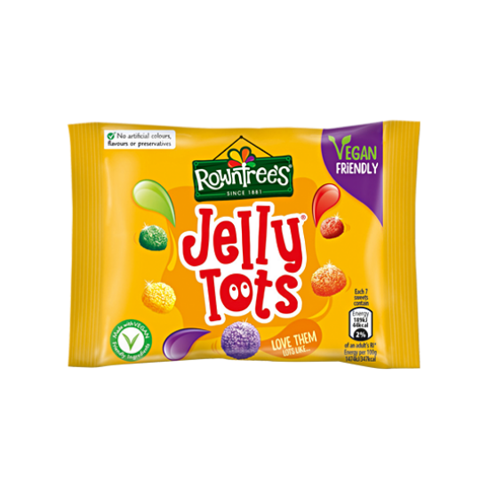 Rowntree's Jelly Tots Sweets Bag 42g x 36