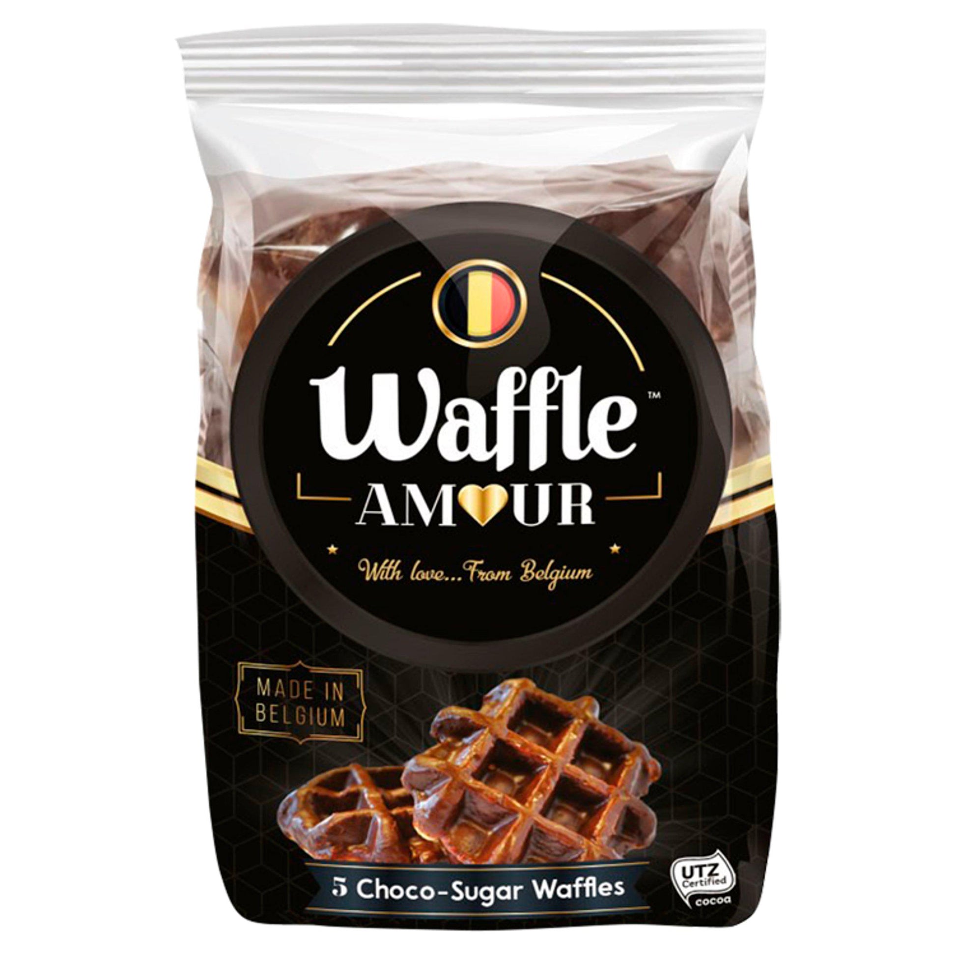 Waffle Amour Choco-Sugar Waffles 300g x 12
