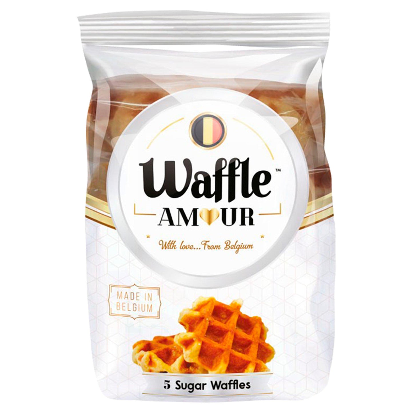 Waffle Amour Sugar Pearl Waffles 275g x 12