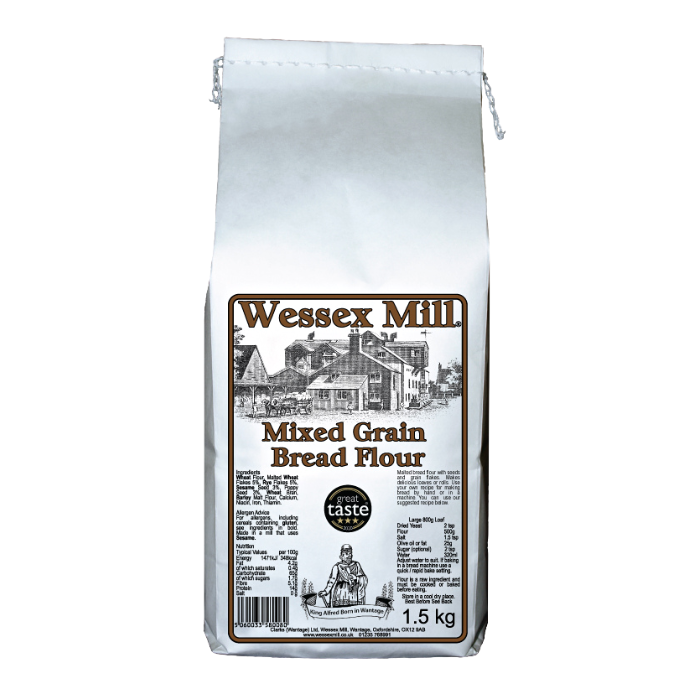 Wessex Mill Mixed Grain Bread Flour 1.5kg x 5