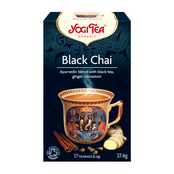 Yogi Tea Organic Black Chai 17 Tea Bags x 6